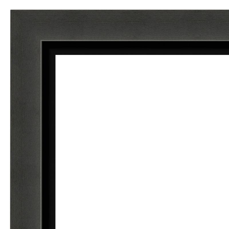 Amanti Art Tuxedo Black Framed Corkboard, Natural Cork