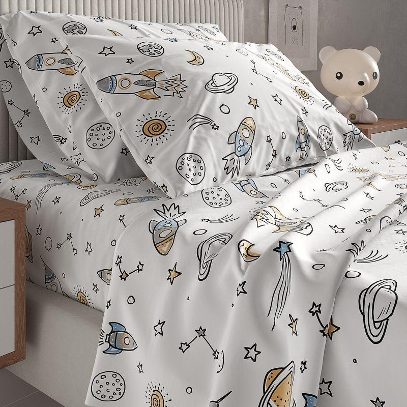 Kids 4 Piece Microfiber Sheet Set - CGK Linens.