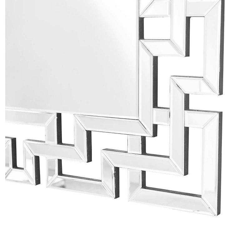 Elegant Lighting Sparkle 37.5 in. Contemporary Rectangle Mirror in Clear