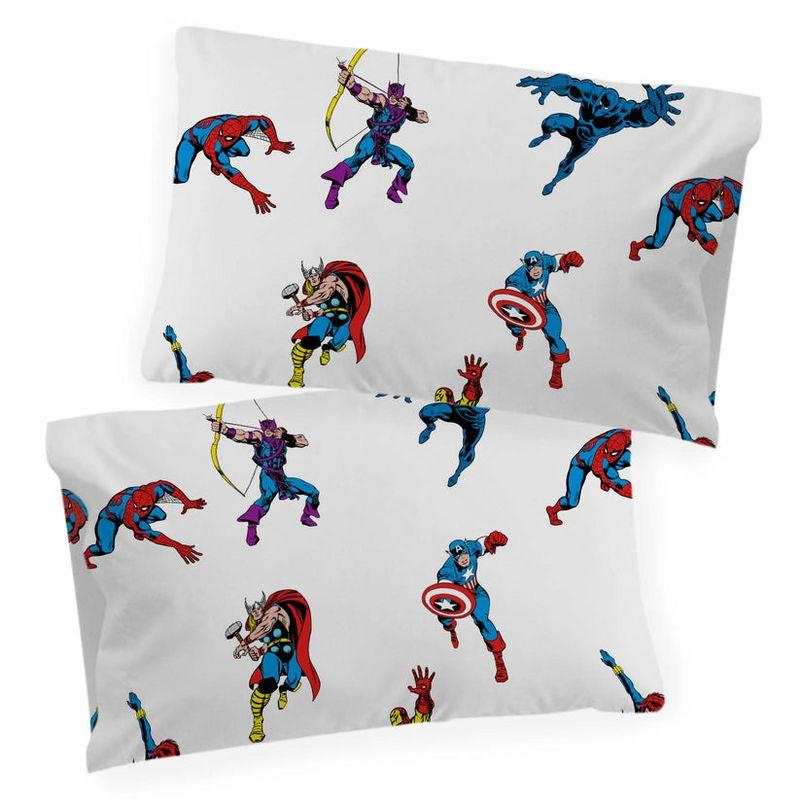 Marvel Comics Organic Cotton Kids Pillowcase Set