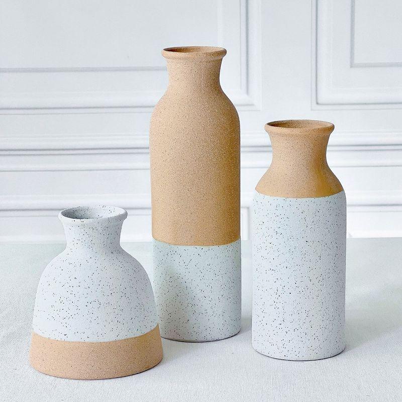 Kate Aspen Modern Farmhouse Vase (Set of 3) | 23276NA