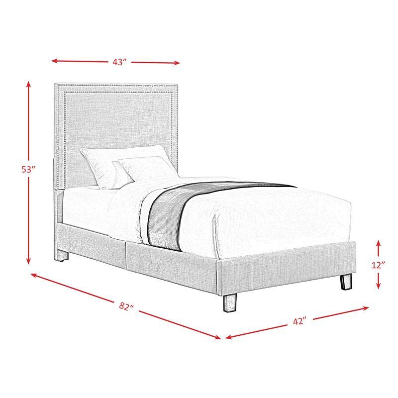 Emery Upholster Platform Bed - Picket House Furnishings