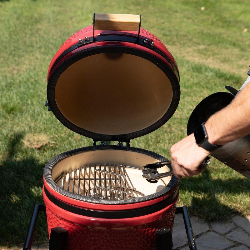 Mullite Kamado Grill with Stand