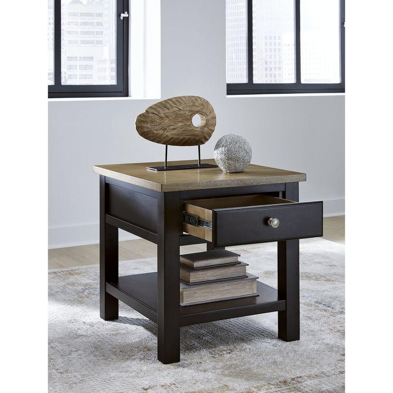 Signature Design by Ashley Drazmine 1 Drawer End Table, Brown