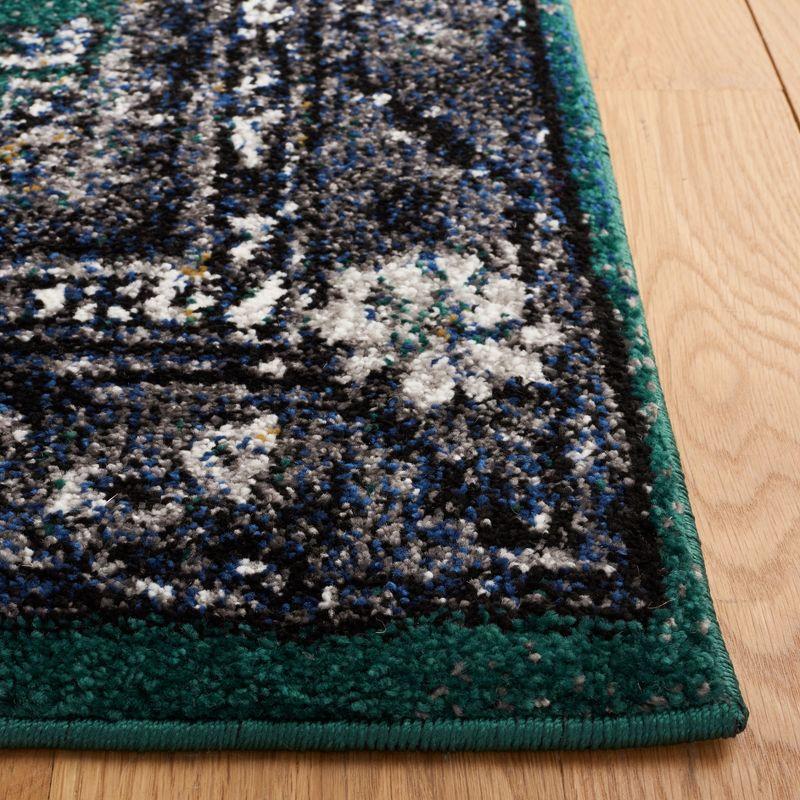 Vintage Hamadan VTH204 Power Loomed Indoor Area Rug - Green/Black - 8'x10' - Safavieh