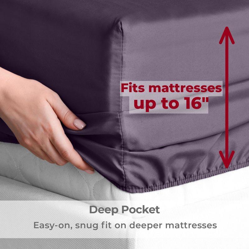 4 Piece Microfiber Sheet Set - Mellanni