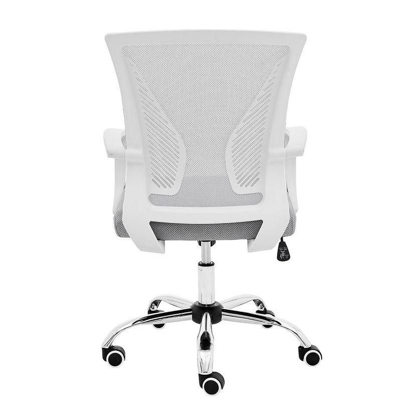 Modern Home Zuna Mid-Back Office Chair - White/Gray