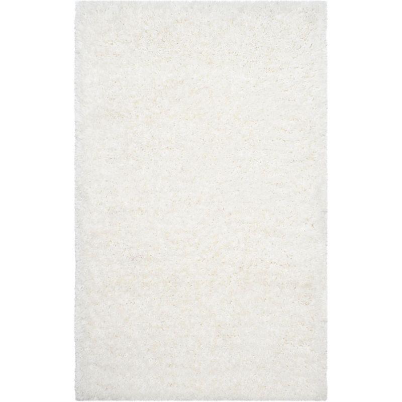 Supreme Shag SGS621 Hand Tufted Indoor Accent Rug - Ivory - 3'x5' - Safavieh