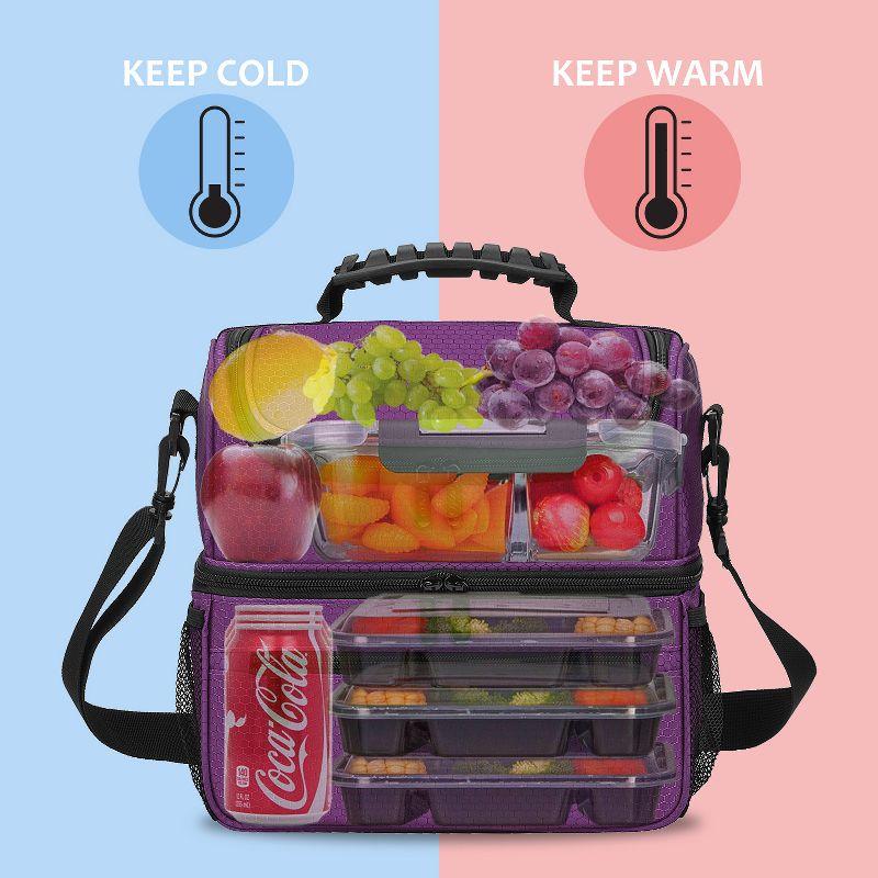 Tirrinia Tirrinia 13L/20 Cans Lunch Bag, Insulated Leakproof Reusable Meal Prep Bento Box Cooler Tote