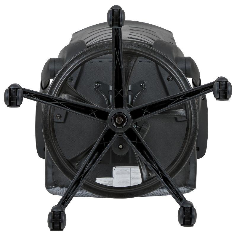 High Back Mesh Spine-Back Ergonomic Drafting Chair with Adjustable Foot Ring