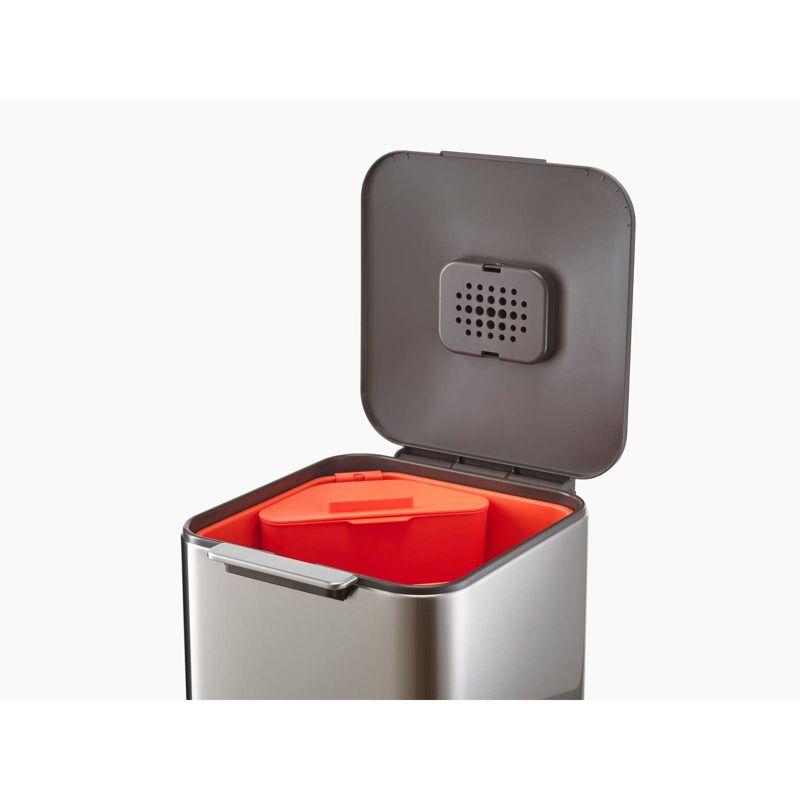 Joseph Joseph Totem Waste & Recycling Dual Kitchen Trash Can