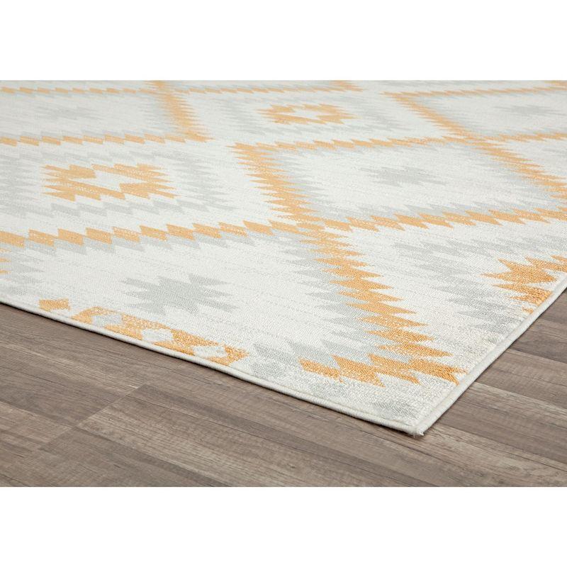 Bodrum Tribal Golden Touch Area Rug