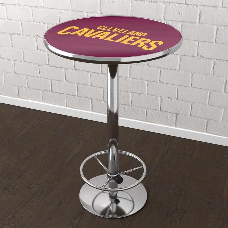 Trademark Global NBA Round Metal Base Dining Table