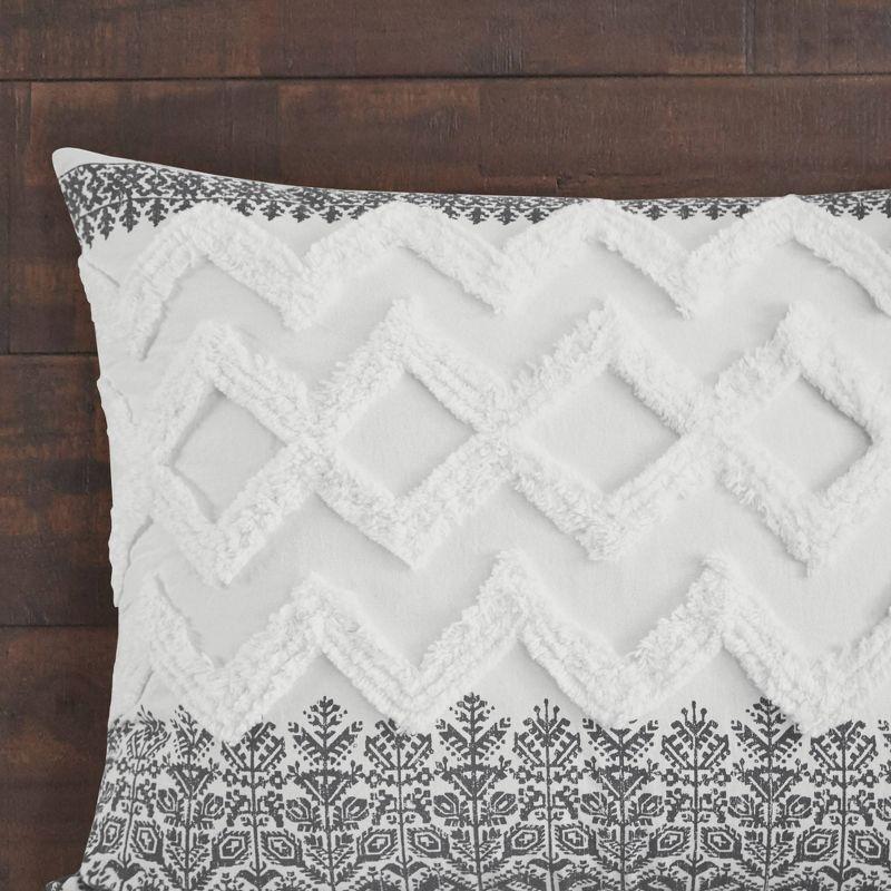 Mila 3 Piece Cotton Comforter Set with Chenille Tufting