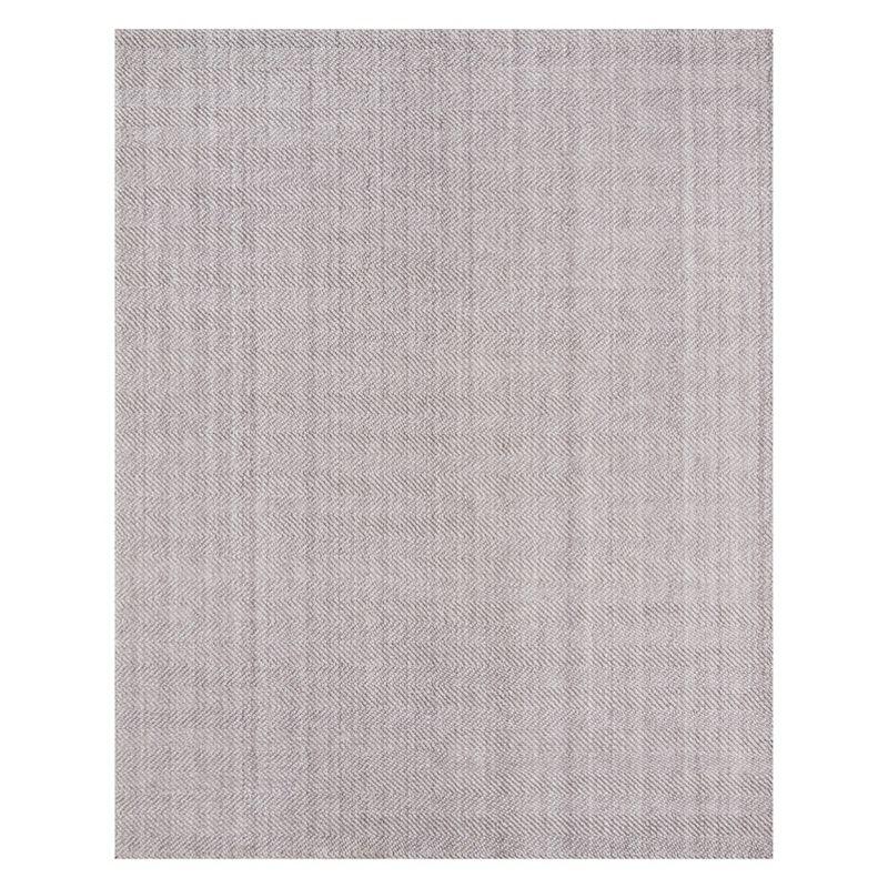 5'x8' Solid Woven Area Rug Brown - Erin Gates By Momeni: Modern Handmade Low Pile Indoor Rectangle Rug