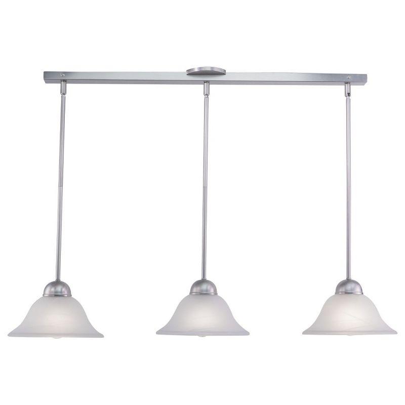 Vaxcel Da Vinci 3 - Light Pendant in  Brushed Nickel