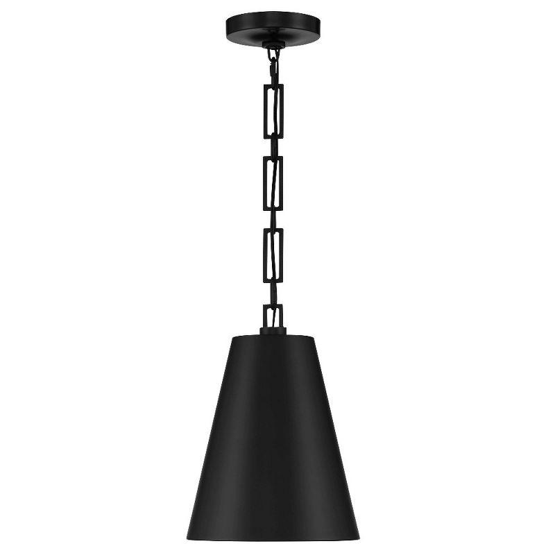 Crystorama Lighting Alston 2 - Light Chandelier in  Matte Black/Antique Gold