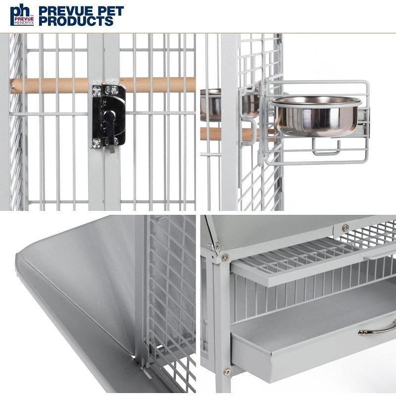 Prevue Pet Products Wrought Iron Select Bird Cage Black Hammerstone 3151BLK