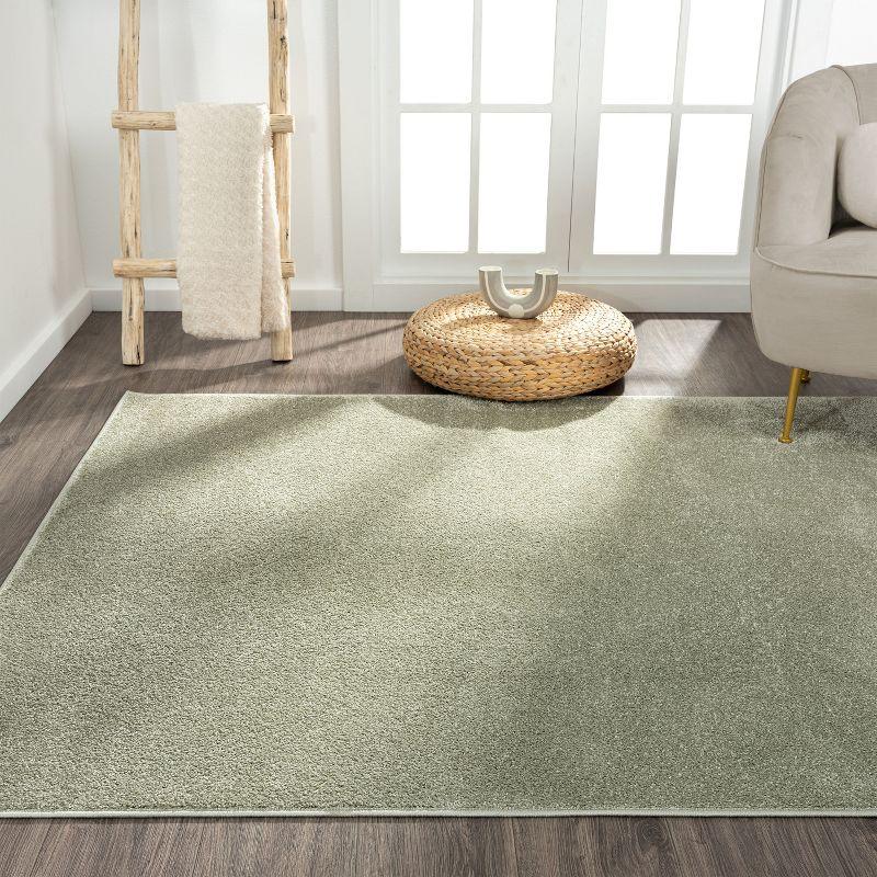 Haze Solid Low-Pile Indoor Area Rug - JONATHAN Y