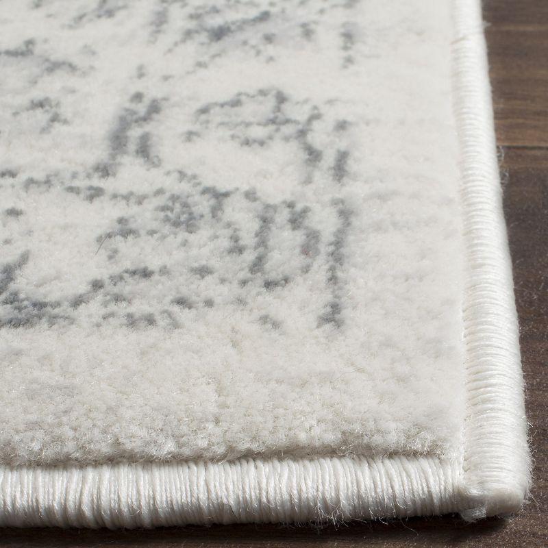 Carnegie CNG621 Power Loomed Area Rug - Cream/Grey - 6'7"x9'2" - Safavieh.