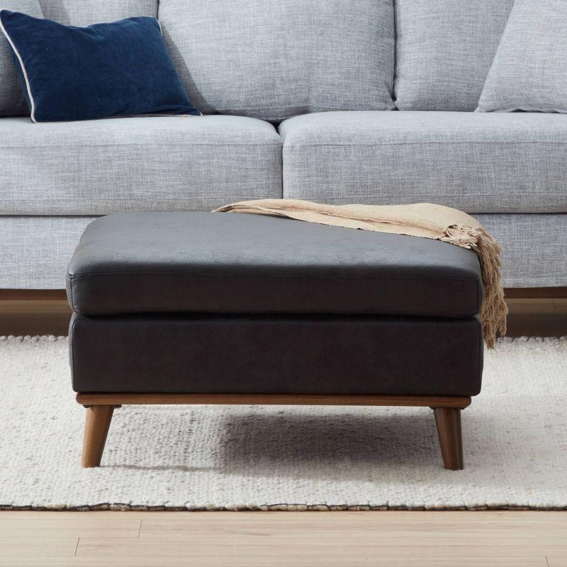 Wade Logan® Crampton Upholstered Ottoman