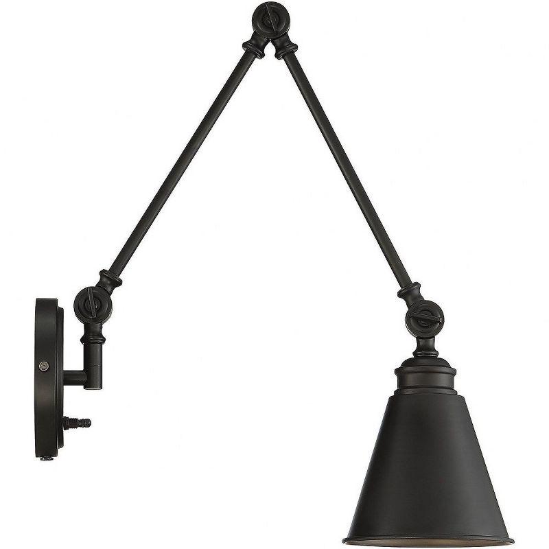 Savoy House Morland 1 - Light Swing Arm Lamp in  Matte Black