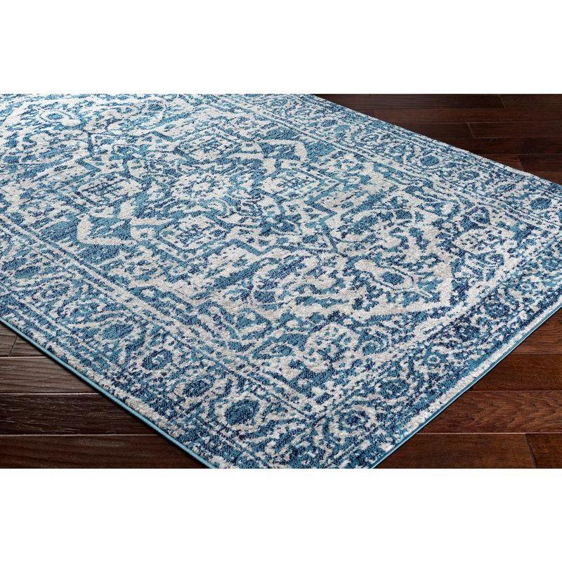 Mark & Day Emma 6'7"x6'7" Square Woven Indoor Area Rugs Sky Blue