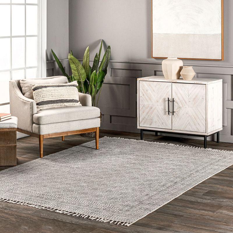 Nuloom Flatweave Rita Moroccan Trellis Area Rug