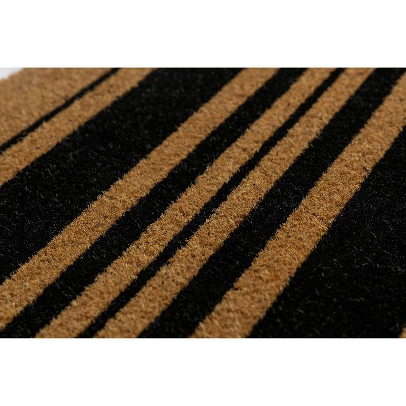 Entryways Bold Stripes Coir Doormat
