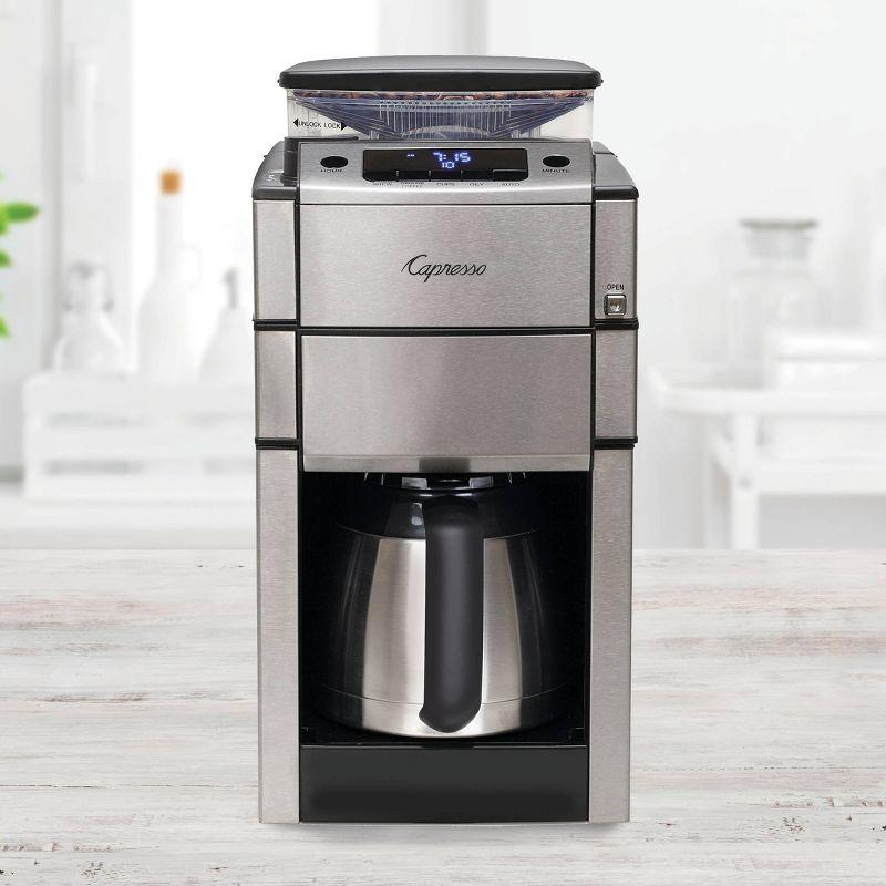 Stainless Steel 10-Cup Programmable Coffee Maker with Thermal Carafe