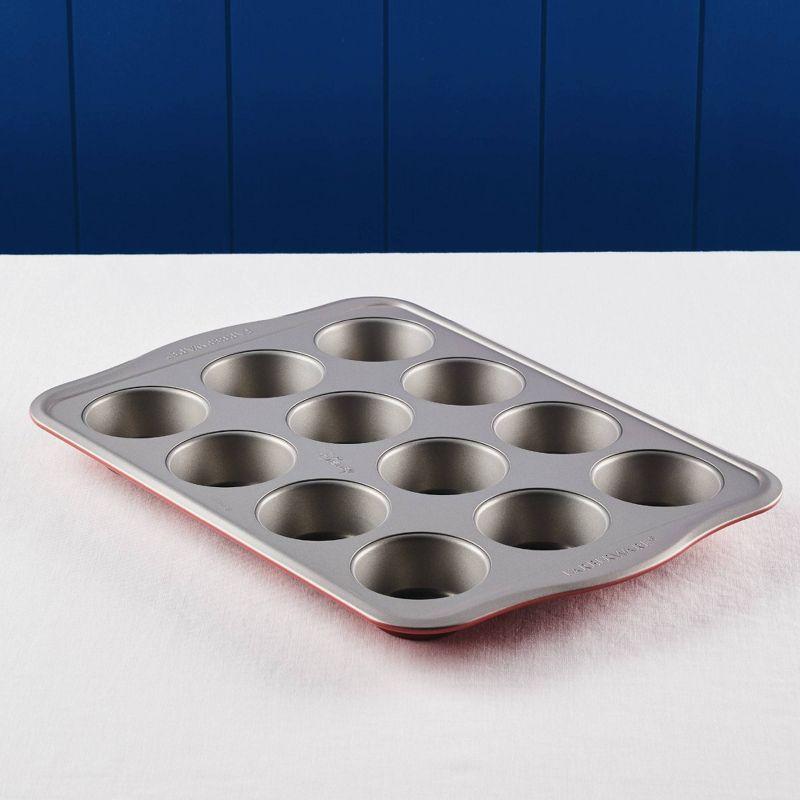 Farberware Farberware Disney Bake With Mickey Mouse Nonstick Muffin Pan / Cupcake Pan, 12 Cup, Red