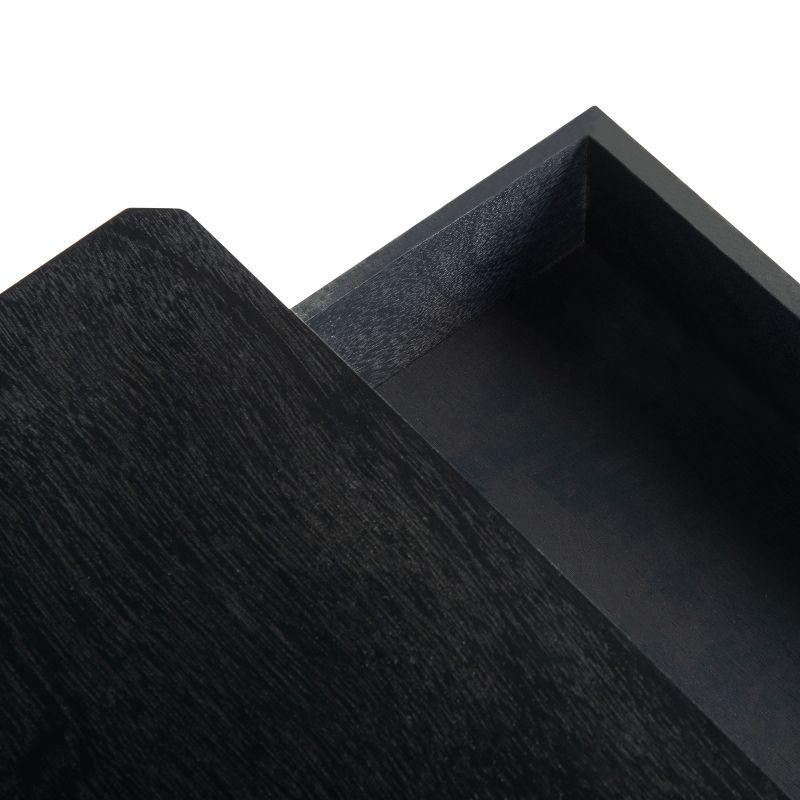 Opal 1 Drawer Accent Table - ACC5719B - Black - Safavieh