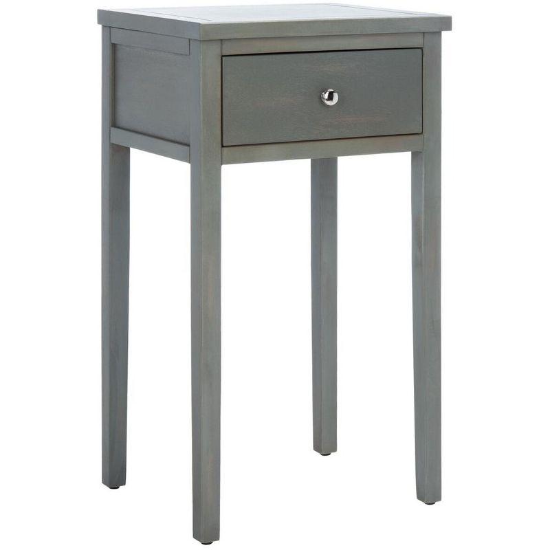 Abel Nightstand With Storage Drawer - AMH6626 - Ash Grey - Safavieh Couture