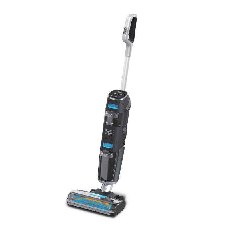 Black + Decker Multi-Surface Cordless Wet and Dry Vacuum + Wash Duo with Accessories and HEPA Filter Black: Rechargeable, Bagless, Lithium Ion Battery