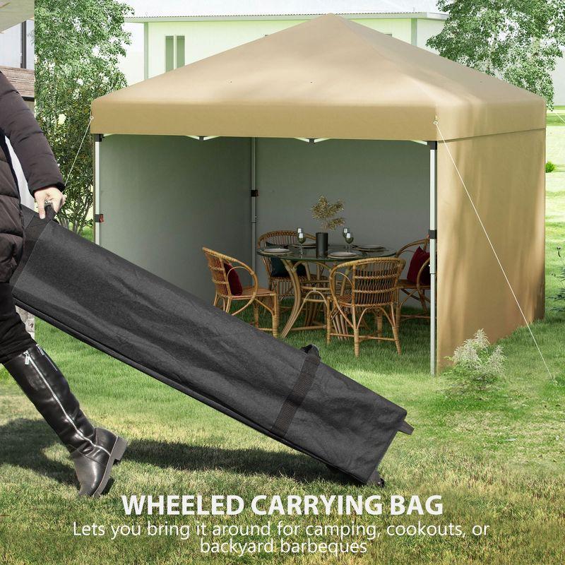 Outsunny 10 Ft. W x 10 Ft. D Steel Party Tent