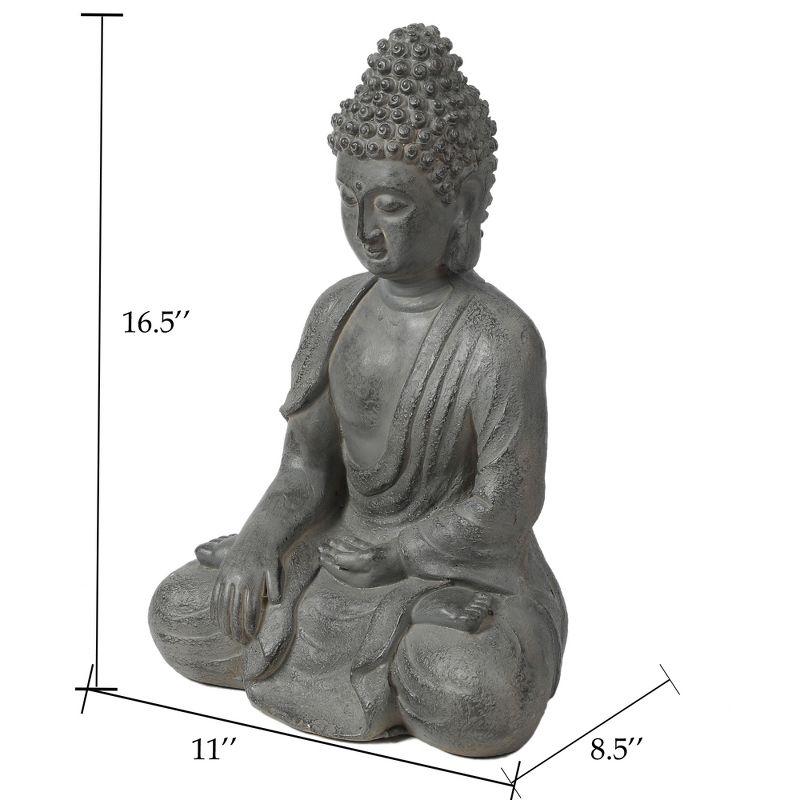 Mistana™ Eslinger Buddha Magnesium Oxide Garden Statue