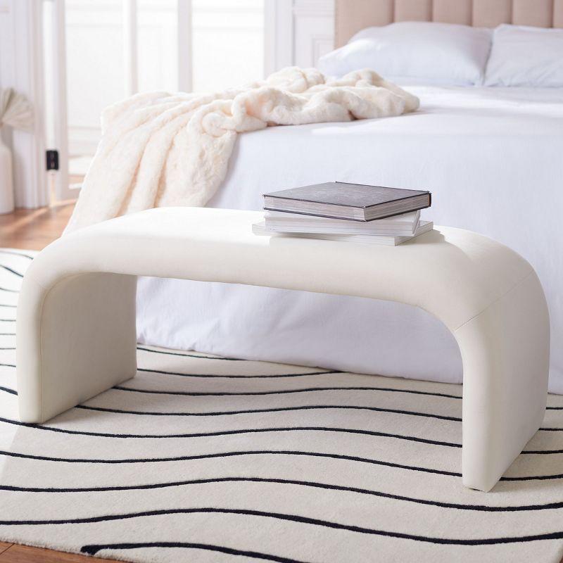 Tenko Bench - Cream - Safavieh