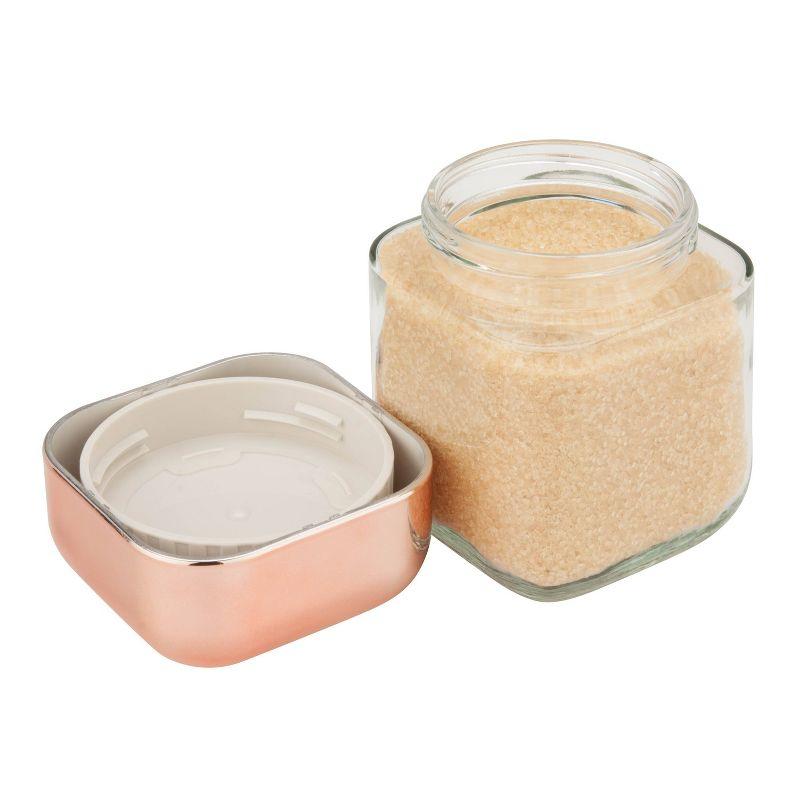 Honey-Can-Do 3pc Square Storage Jar Set