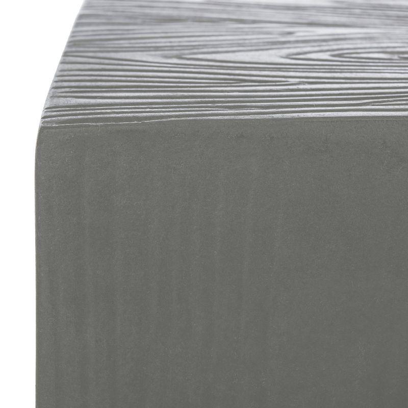 Cube Accent Stool - Indoor/Outdoor - VNN1003 - Gray - Safavieh