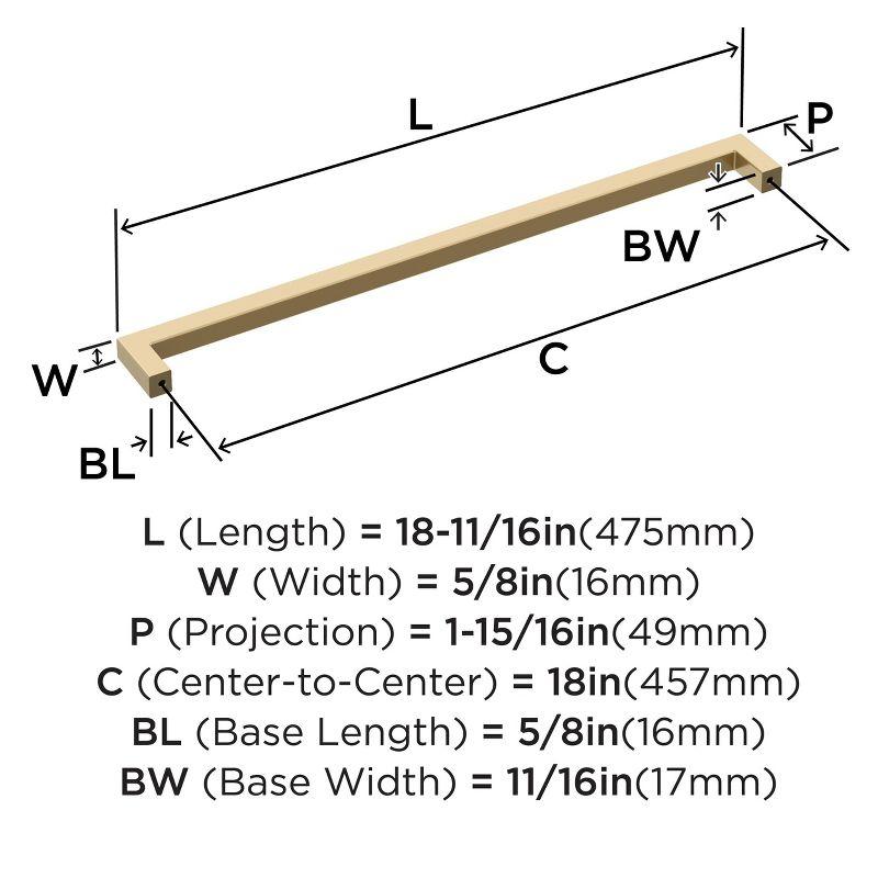 Monument 18" Center to Center Appliance Pull