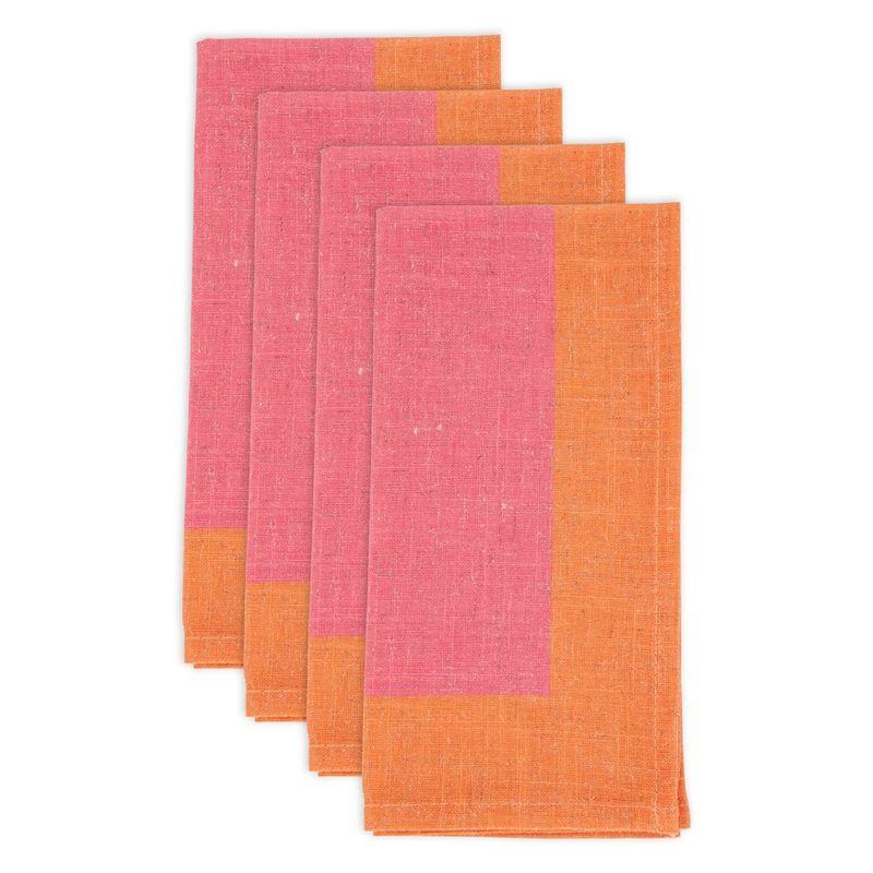 85% Polyester - 15% Linen No Pattern Rectangle Napkin