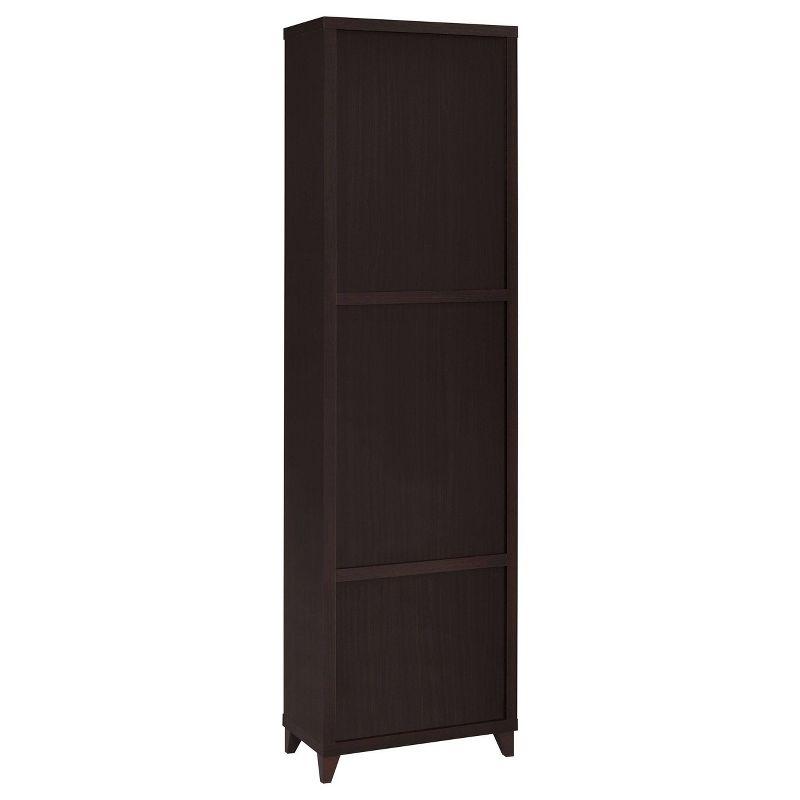 Lewes 2 Drawer Media Storage Tower with 4 Shelves Cappuccino Brown - Coaster