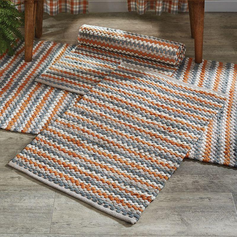 Park Designs Apricot & Stone Chindi Rug Runner 2' x 6'