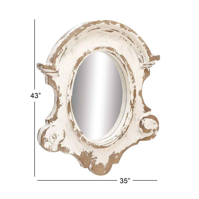 Halma Solid Wood Arch Wall Mirror