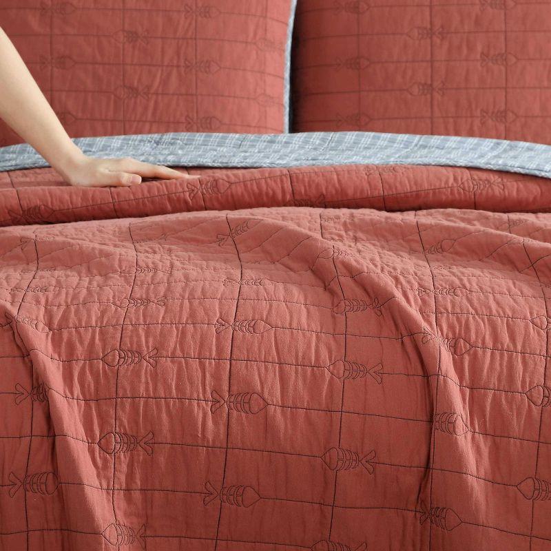 Eddie Bauer Troutdale Cotton Reversible Quilt Set