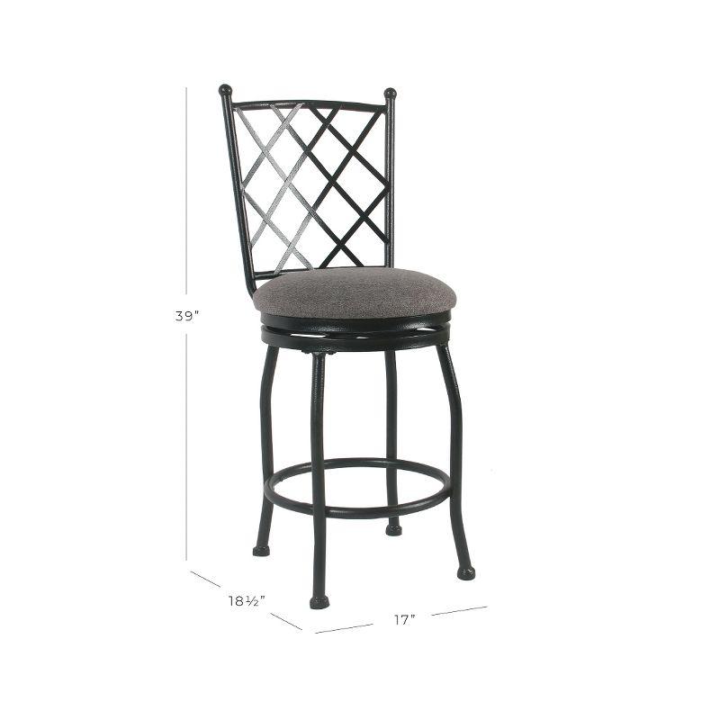 Tristan Metal Counter Height Barstool - HomePop