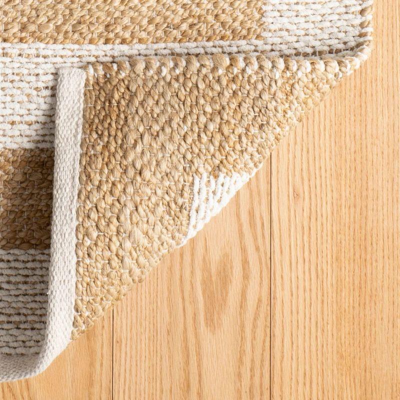Milo Ivory Handwoven Jute/Cotton Rug