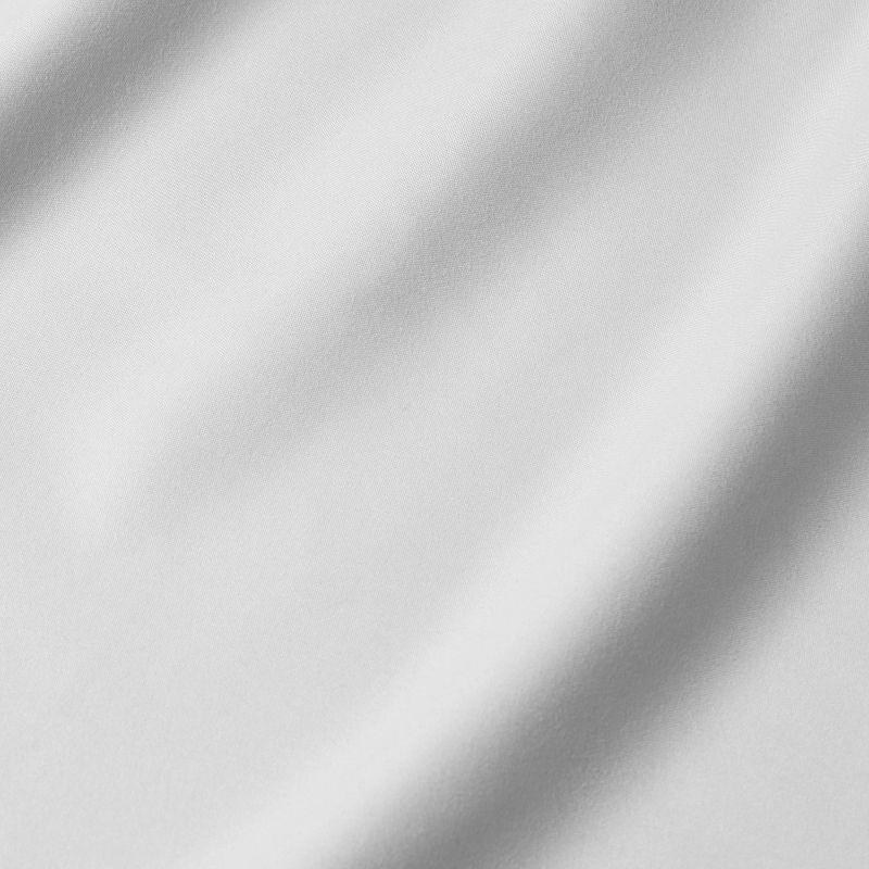 Queen Microfiber Sheet Set White - Room Essentials™: Polyester, Peached Finish, OEKO-TEX Certified, Fits up to 15" Mattress