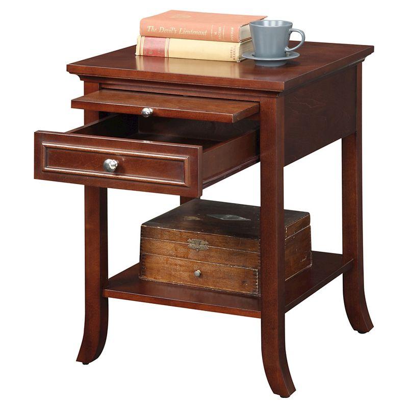 American Heritage Logan End Table with Drawer and Slide - Johar Furniture