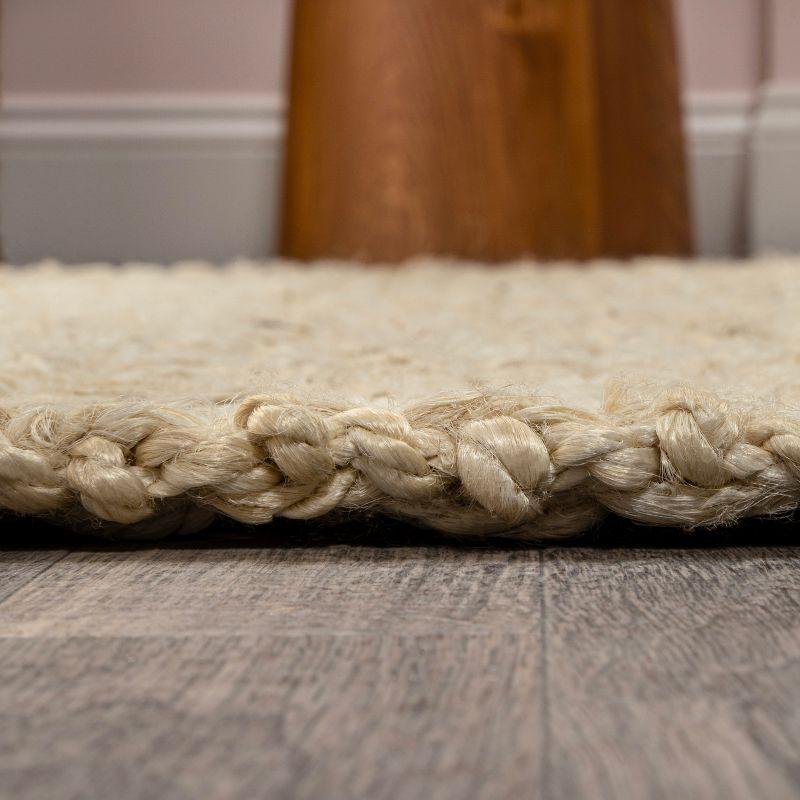 Estera Hand Woven Boucle Chunky Jute Indoor Area Rug - JONATHAN Y